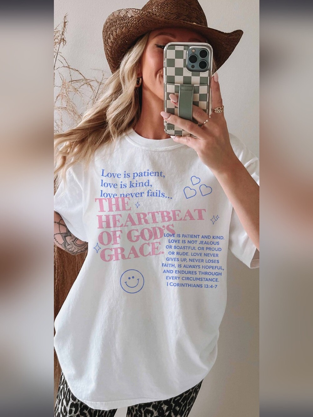 🙏💗 Love Is Patient Cotton Tee